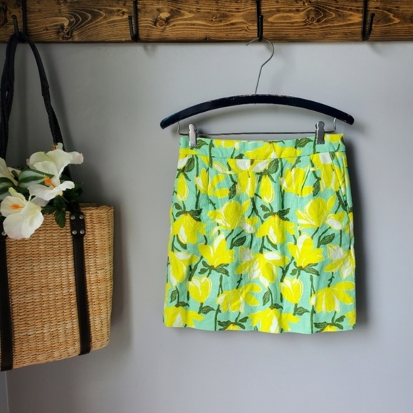 J. Crew Floral Print Skirt - Picture 1 of 7